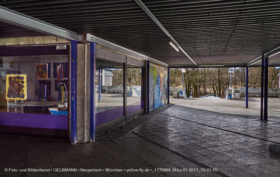 01.03.2017 - die Abrissbaustelle Quiddezentrum in Neuperlach